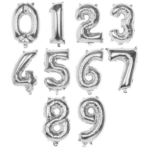 Ballon argent du site www.queenofballons.com