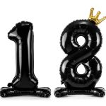 Ballon Géant – Chiffre à poser – 18 ans – Noir