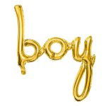 Déco Baby Shower – Ballon “Boy” – Or